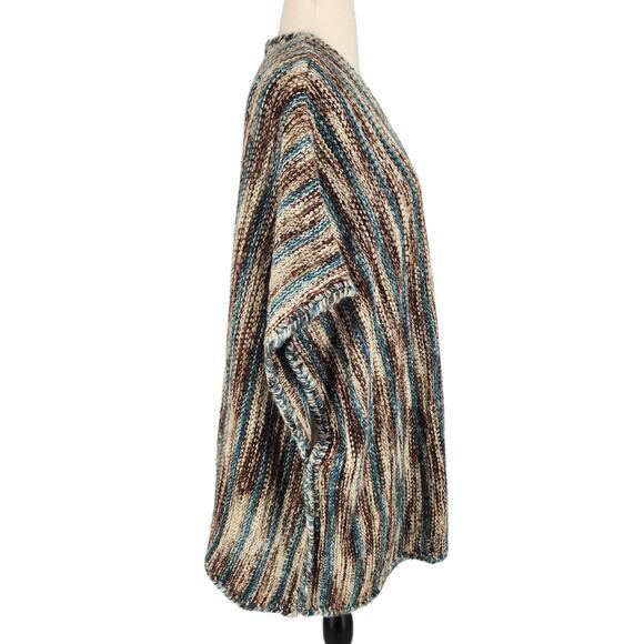 SALE POL Knit Crochet Boho Open Cardigan Sweater Womens Size Large - Picture 6 of 7